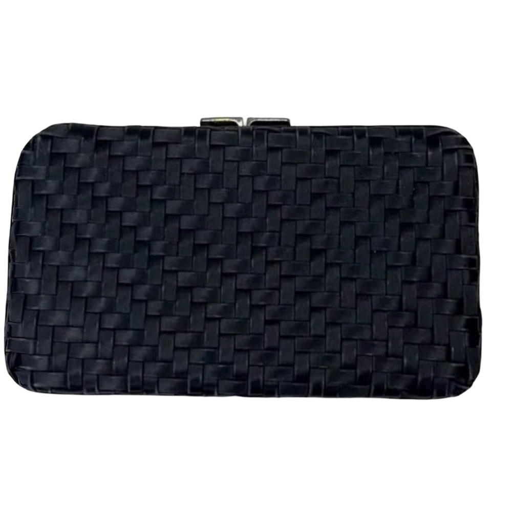 Judith Leiber 
Silk Woven Clutch